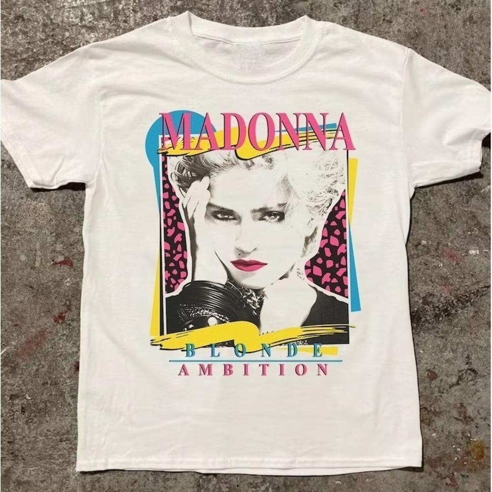 Blonde Ambition Unisex Tshirt 90S Concert Shirt
